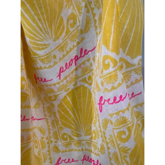 Free People Asymmetrical Metallic Halter Top Size M + Branded Tote Bag - Picture 11 of 15